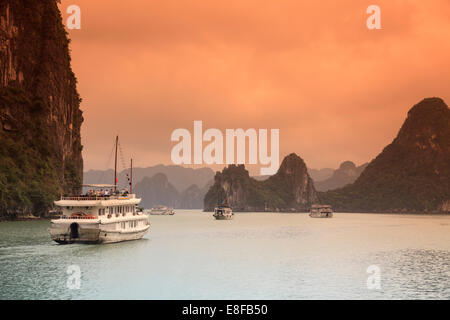 Il Vietnam, Halong Bay Foto Stock