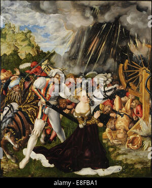 Il Martirio di Santa Caterina. Artista: Cranach, Lucas, il Vecchio (1472-1553) Foto Stock