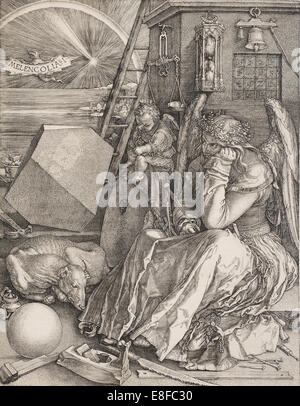 Melencolia I. Artista:, Dürer Albrecht (1471-1528) Foto Stock