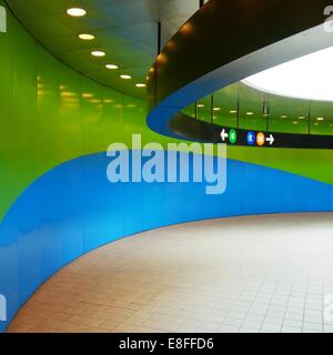 Stati Uniti d'America, nello Stato di New York, New York City, alla metropolitana Foto Stock