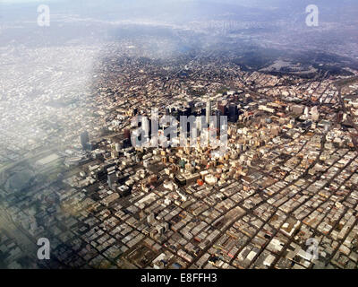 Vista aerea di Los Angeles, California, Stati Uniti d'America Foto Stock