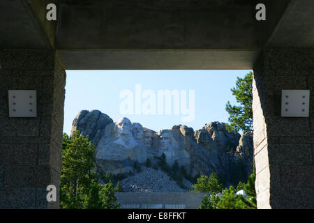 Mount Rushmore National Memorial, South Dakota, Stati Uniti Foto Stock