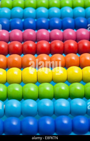 In prossimità dei talloni abacus Foto Stock