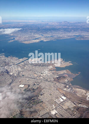 San Francisco, California, Stati Uniti d'America la Baia di San Francisco, dock Foto Stock