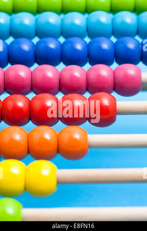 Close up abacus Foto Stock