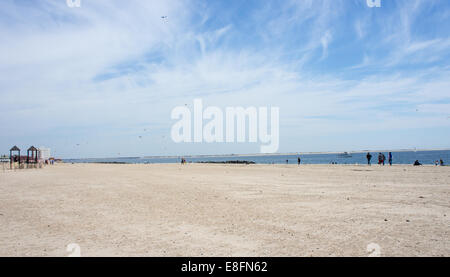 Stati Uniti d'America, nello Stato di New York, New York City, la vista della spiaggia di Brighton Foto Stock