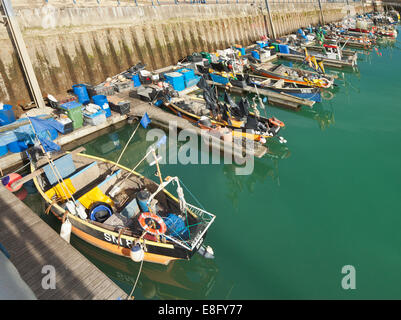 Barche da pesca, Brighton Marina. Foto Stock