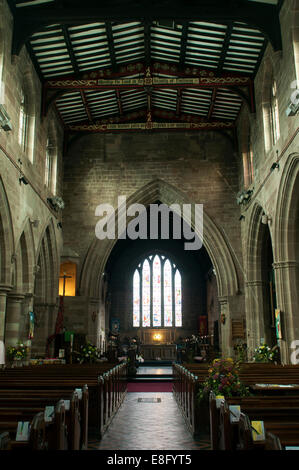 Chiesa di S. Giovanni Battista, Bromsgrove, Worcestershire, England, Regno Unito Foto Stock