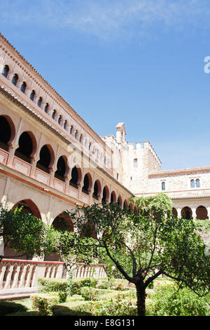 Nuestra Señora de Guadalupe chiostro, sito patrimonio mondiale dell'UNESCO, Guadalupe Caceres Foto Stock