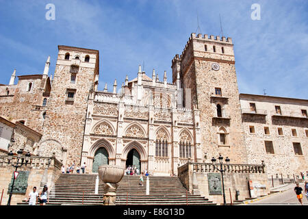 Nuestra Señora de Guadalupe monastero sito patrimonio mondiale dell'UNESCO, Guadalupe Caceres Foto Stock