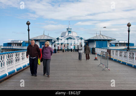 Llandudno Pier, il Galles del Nord Foto Stock