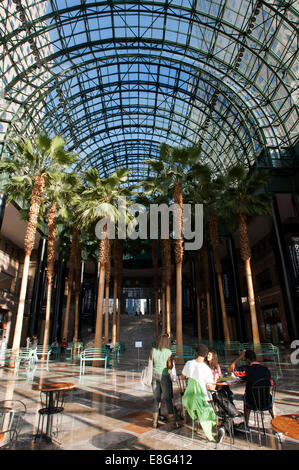 All'interno del World Financial Center di edifici per uffici nel quartiere finanziario di Manhattan. World Financial Center. A ovest della città, Foto Stock