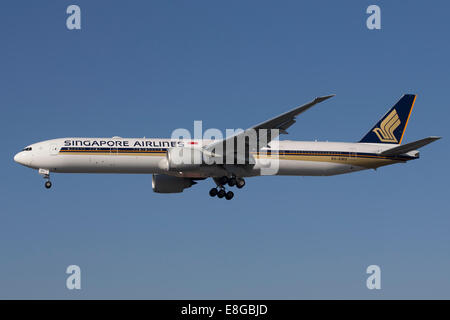 Singapore Airlines Boeing 777-300 Foto Stock