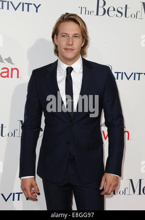 Los Angeles, California, USA. Il 7 ottobre, 2014. Luke Bracey frequentando il Los Angeles Premiere di ''Il meglio di me " tenuto presso il Regal Cinemas LA LIve a Los Angeles, la California il 7 ottobre 2014. 2014 Credit: D. lunga/Globe foto/ZUMA filo/Alamy Live News Foto Stock