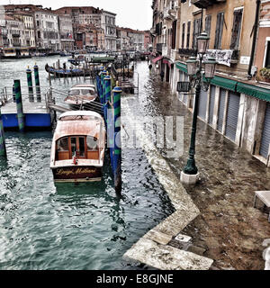 L'Italia, Venezia, Venezia allagamento Foto Stock