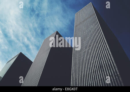 Stati Uniti d'America, New York City, Manhattan, grattacieli Foto Stock