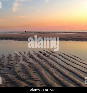 Paesi Bassi, Bloemendaal, la vista del tramonto Foto Stock