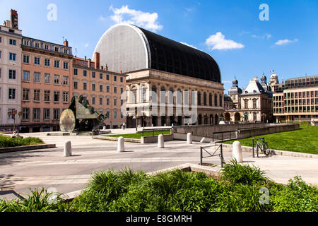 L'Opéra de Lyon edificio a Place de la Comédie, Lione, Rhône-Alpes, in Francia Foto Stock