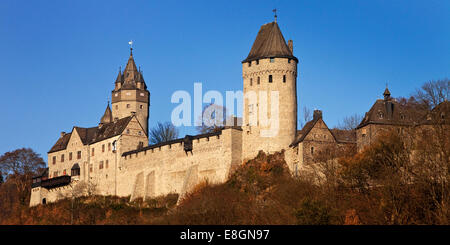 Burg Altena Castello, Altena, regione di Sauerland, Nord Reno-Westfalia, Germania Foto Stock