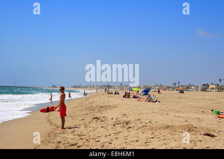 Oxnard in spiaggia nei pressi di Los Angeles, California, Stati Uniti d'America Foto Stock