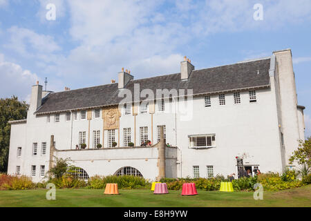 La Scozia, Glasgow, Bellahouston Park, casa per un amante dell'arte, progettata da Charles Rennie Mackintosh Foto Stock