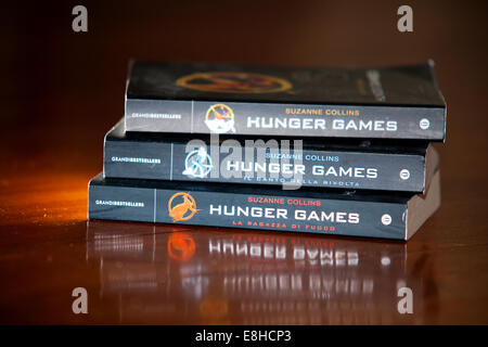 La fame trilogia giochi libri - best seller Foto Stock