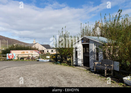 Croft 36 Self Service Farm Shop in Northton sull'Isle of Harris Ebridi, Scozia Foto Stock