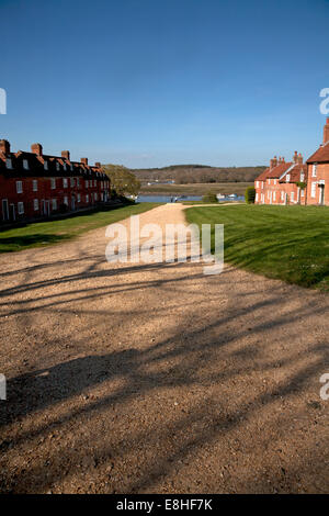 Scudi grandi hard hampshire Inghilterra Foto Stock