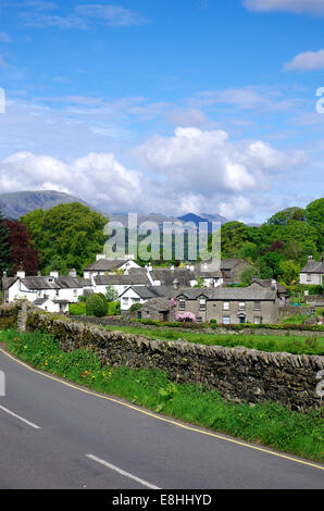 Near Sawrey Village, Parco Nazionale del Distretto dei Laghi, Cumbria, Regno Unito nella primavera Foto Stock
