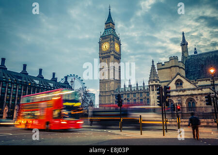 Londra alla mattina presto Foto Stock