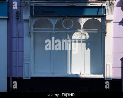 Victorian negozio di fronte a Aberystwyth Ceredigion REGNO UNITO Galles Foto Stock