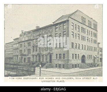 (Re1893NYC) PG486 NEW-YORK dispensario per donne e bambini, 15TH STREET E LIVINGSTON POSTO Foto Stock