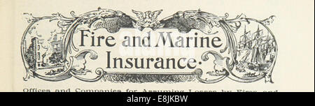 Questa illustrazione del 1893 tratta dal libro di King's New York City raffigura una mappa d'epoca di New York City, che mostra il layout e l'architettura della città di quel tempo. Foto Stock