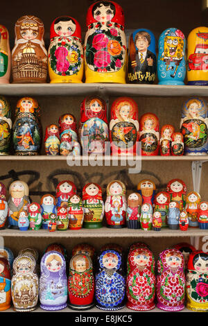 Matrioska (babushka) bambole. Foto Stock