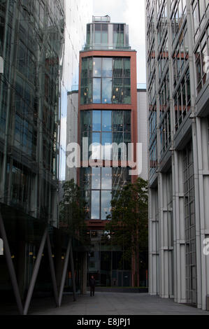 Regent's Place, Euston Road, London, Regno Unito Foto Stock