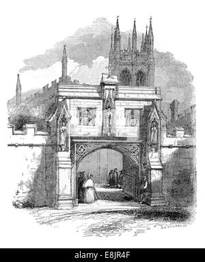 Maddalena Gateway Oxford circa 1880 Foto Stock