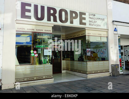 Supermercato polacco Herefordshire UK Foto Stock