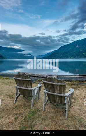 Stati Uniti d'America, Washington, il Parco Nazionale di Olympic, Crescent Lake (formato di grandi dimensioni disponibili) Foto Stock