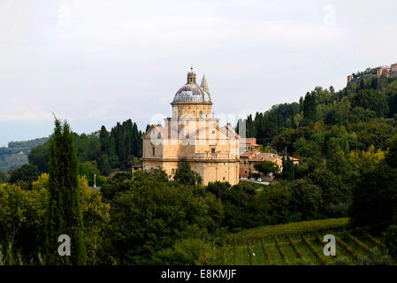 Chiesa della Madonna di San Biagio, costruito 1519-1540, Montepulciano, Toscana, Italia Foto Stock