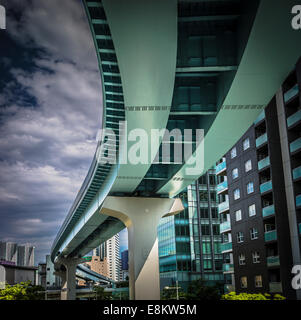 Ginza linea monorotaia, Tokyo, Giappone. Foto Stock