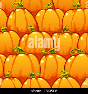 Le zucche Pattern senza giunture Foto Stock