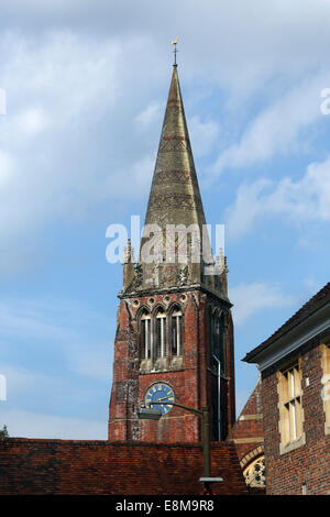 Lyndhurst New Forest Hampshire Inghilterra San Michele e Tutti gli Angeli chiesa costruita 1858 - 1870 Foto Stock