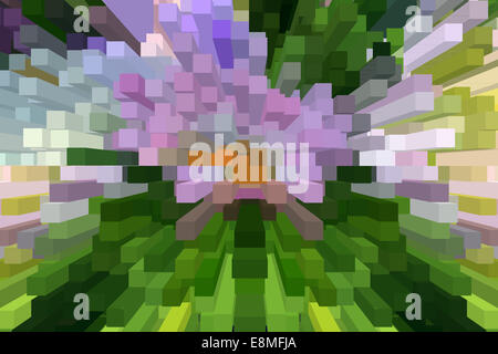 L'esplosione multicolore è molto luminoso Foto Stock