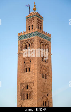 La moschea Koutubia in Marrakech, Marocco Foto Stock