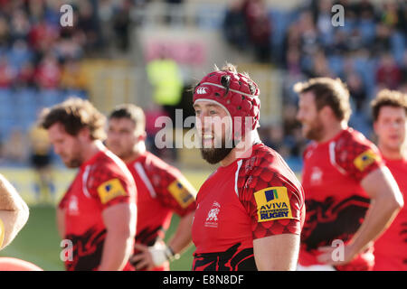 Oxford, Regno Unito. Undicesimo oct, 2014. Aviva Premiership. London Welsh versus Newcastle Falcons. Credito: Azione Sport Plus/Alamy Live News Foto Stock