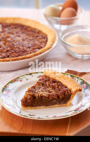 Torta di noci pecan Foto Stock