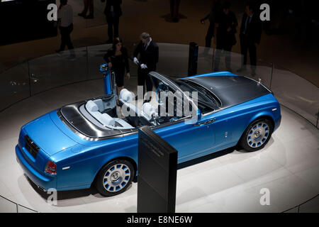 Rolls-Royce Phantom Drophead Coupe Waterspeed Collezione Paris Motor Show Mondial de l'Automobile 2014 Foto Stock