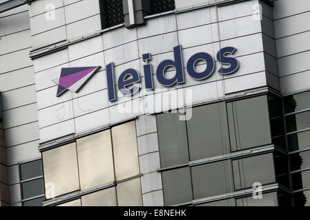 La sede del governo contraente Leidos in Reston, Virginia, il 11 ottobre 2014. Foto Stock
