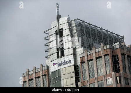 La sede del governo contraente Leidos in Reston, Virginia, il 11 ottobre 2014. Foto Stock