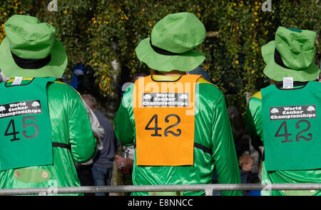 Southwick, UK. Xii oct, 2014. Mondo conker campionati, Southwick, vicino Oundle, Inghilterra, ottobre 2014. Credito: miscellanea/Alamy Live News Foto Stock